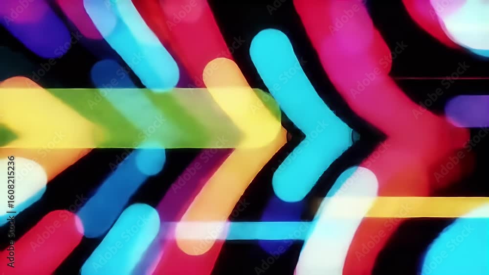 Poster abstract colorful diagonal lines