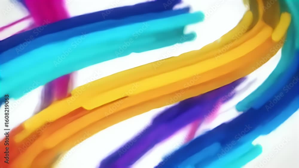 Poster abstract colorful swirl patterns