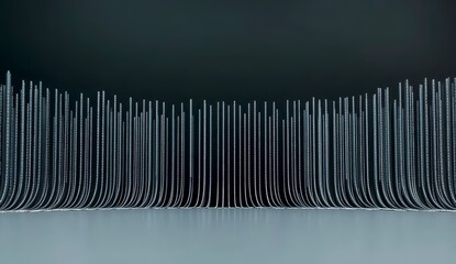 Abstract Lines and Patterns with Fading Gradient Background