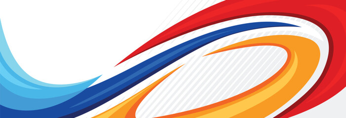 Colorful Racing Stripes Abstract Background Design