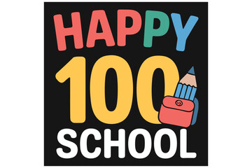 Funny 100 Days of School T-Shirt Templates – Editable Vector Pack