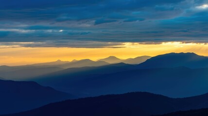 Fototapeta premium Golden Hour Sky Collection Dramatic Sunset Clouds Natural Landscape