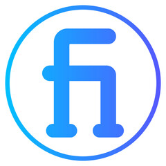 ligature gradient icon