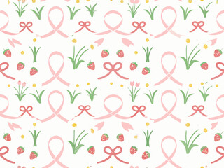 seamless pattern with hearts