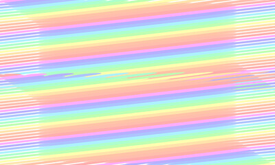 Rainbow pastel color nice lines background