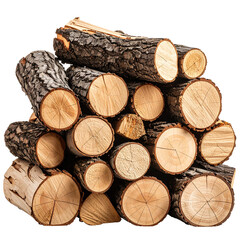 Pile of Firewood: A rustic and inviting arrangement of cut logs, offering warmth and natural texture, perfect for cozy interiors and outdoor settings.
