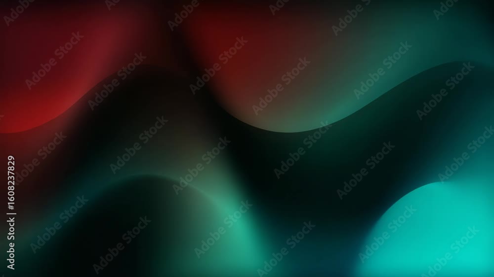 Poster abstract colorful glowing waves animated background for digital design