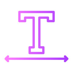 horizontal gradient icon