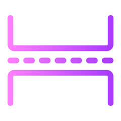 distance gradient icon