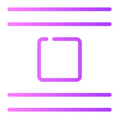Jump Object gradient icon