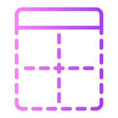 top border gradient icon