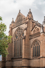 Sydney, Australia - 26 January 2025 : St Mary's Cathedral, Sydney
