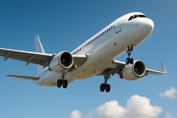 Airplane Flying in Clear Sky