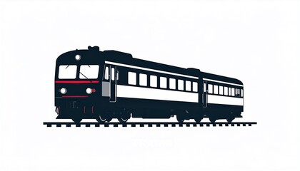 Fototapeta premium Silhouette of a train