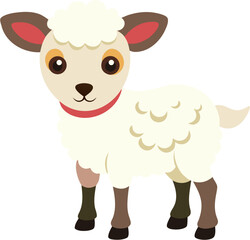 vector illustration of a sheep