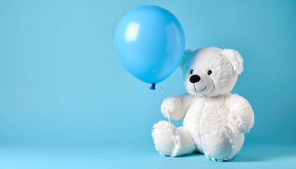 Teddy bear with balloon