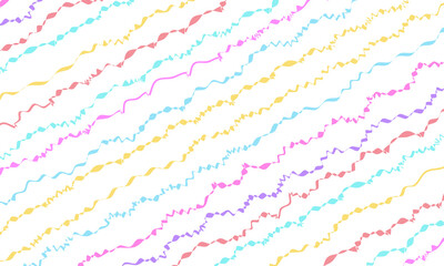 Rainbow pastel color nice lines background