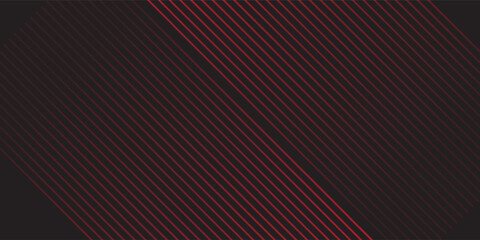 Modern Dark Abstract Background with Red Diagonal Lines – Futuristic Tech Design