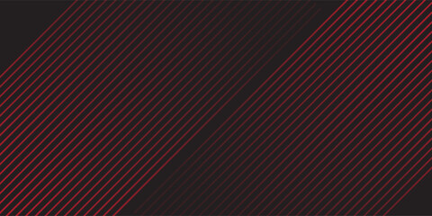 Modern Dark Abstract Background with Red Diagonal Lines – Futuristic Tech Design