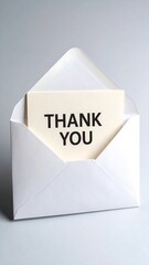 Thank you note in envelope (1)