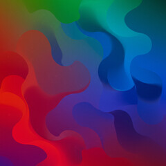 Colorful Fluid Gradient Abstract Background - Vibrant and Dynamic Design Element