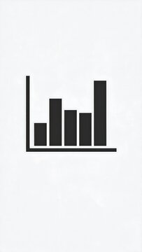 Simple bar graph icon