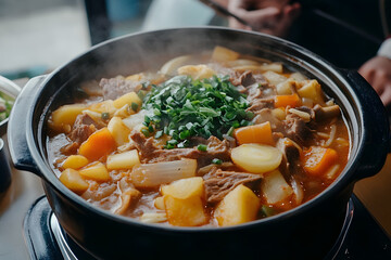 beef stew with carrots and potatoes