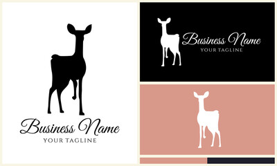 Deer Logo Design Variations. (3)