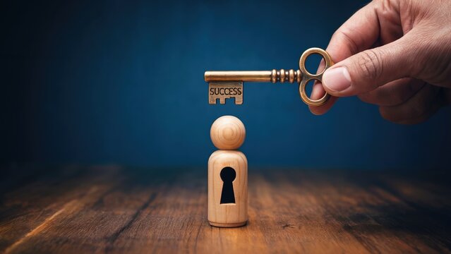 Unlock your potential with the right key to success and self-discovery, opening new possibilities