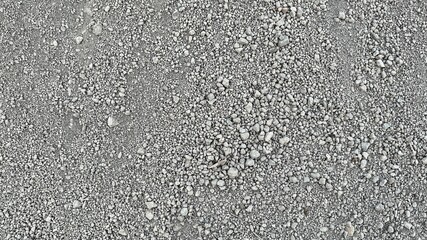 Close-Up Photo of Fine Gravel Stone Texture – High Resolution Rough Gray Pebble Surface for Background, Construction, Design Projects