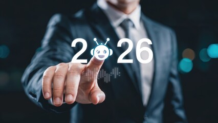 AI powered 2026 strategies for business success with robotic innovation and digital future
