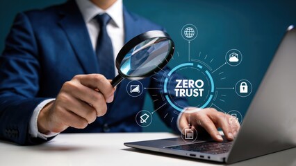 Secure digital future with Zero Trust cybersecurity strategy using modern technology for business protection