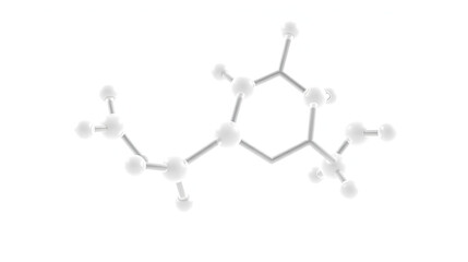 3D image of Mesterolone skeletal formula - molecular chemical structure of androgen and anabolic steroid isolated on white background
