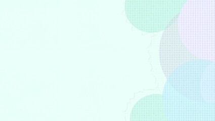 Minimalist retro abstract background with a predominantly cool pastel color palette, featuring soft light blue, pale mint green, and delicate lavender hues