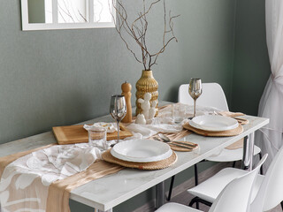 interior design. interior photography of an apartment for rent. One-room apartment with a simple and cozy design. High quality photo