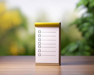 Checklist with boxes for no debt passive income freedom, Financial independence