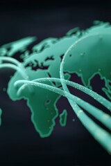 Flow of international trade guided by digital algorithm, AI manipulation of economy