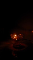 candle in the dark