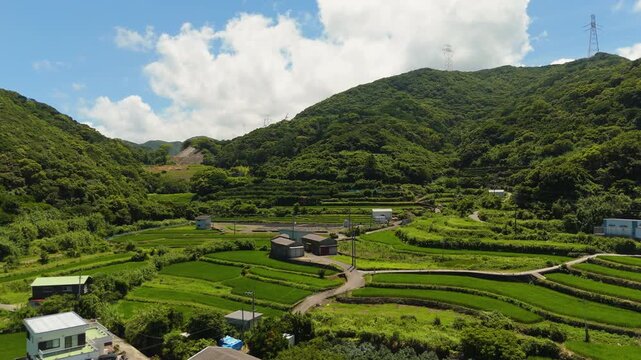 Traditional Rural Landscape of Ena Terraced Rice Fields in Yura Town, Wakayama Prefecture, Japan　日本の原風景「衣奈の棚田」和歌山県由良町