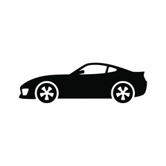 Fototapeta premium Sleek silhouette of a modern sports car