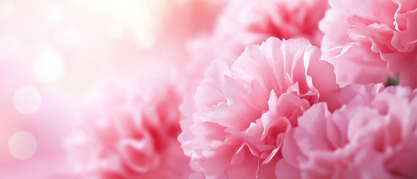 Um lindo cabe&ccedil;alho da web com fundo de cravo rosa