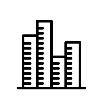 Comparison Scale icon single thin line