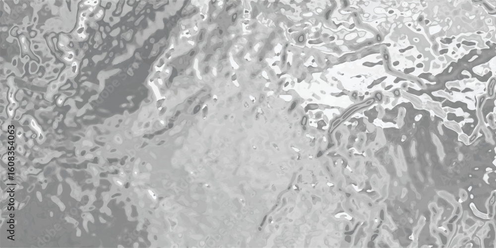 Fototapete abstract artistic rendering of liquid silver texture showing varying tones and organic patterning fo