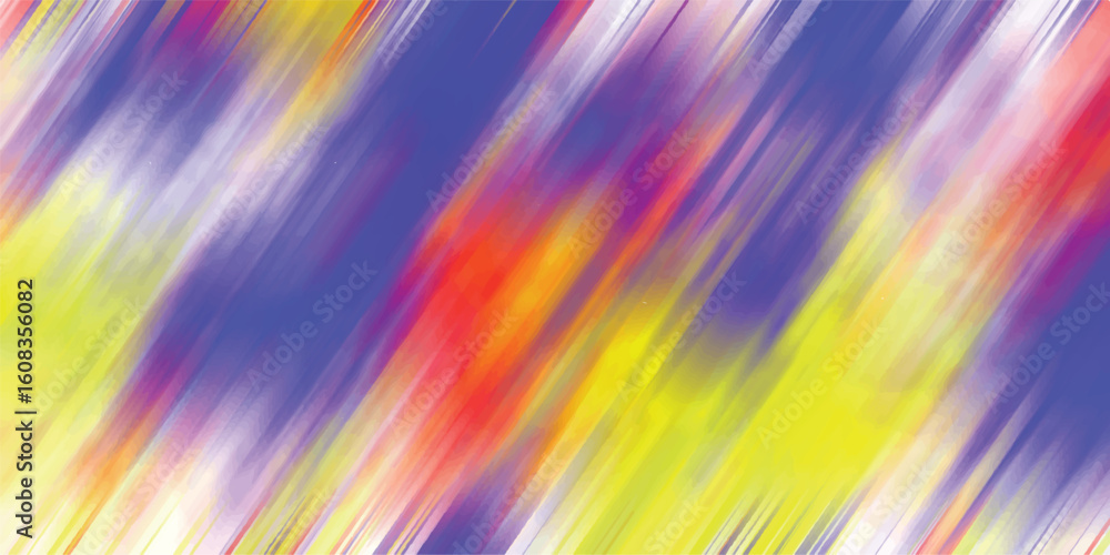Poster abstract colorful brushstroke background in vibrant hues with dynamic movement and artistic expressi