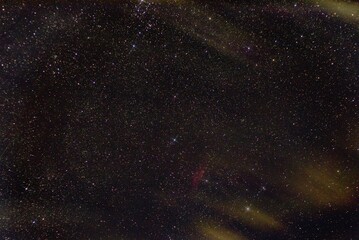 California nebula in the night sky