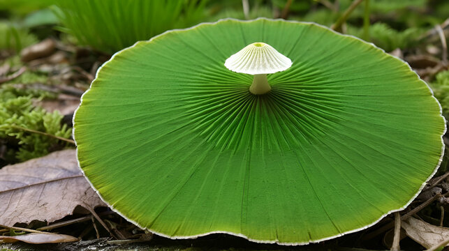 Chlorophyllum molybdites, green-spored parasol, false parasol, green-spored lepiota, vomiter Mushroom