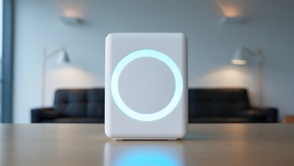 Smart Home Assistant Lifestyle Photos – Modern Interior Integration