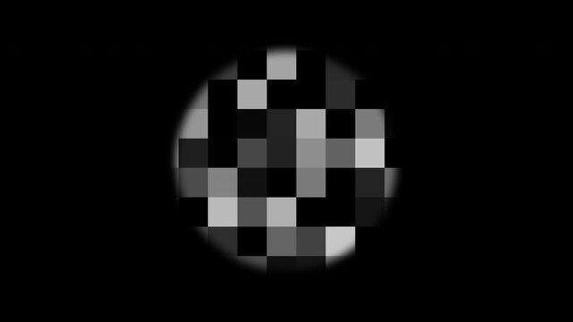animation circle mosaic blur censored.4k video