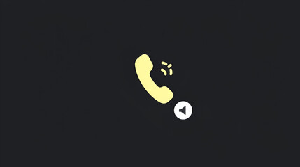 miss call icon. phone icon. one missed call sign. flat style vector illustration editable isolated design.
