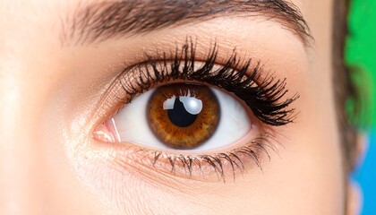 Obraz premium Close-up of a woman's eye